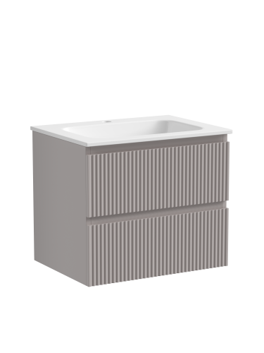 Тумба под раковину Sancos SNOB R SNR60SM 59х45х50 подвесная цвет бежевый